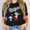 Snoopy And Charlie Brown Los Angeles Dodgers Shirt 2 2