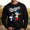 Snoopy And Charlie Brown Los Angeles Dodgers Shirt 3 3