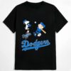 Snoopy And Charlie Brown Playing Baseball Los Angeles Dodgers Shirt 3 b3