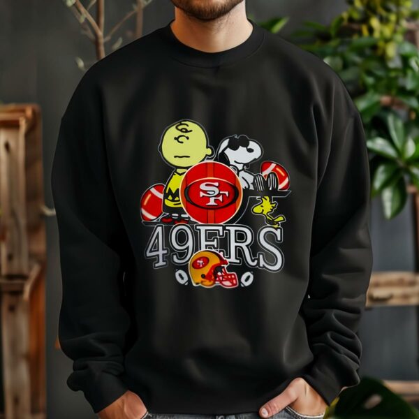 Snoopy Dog And Charlie Brown San Francisco 49ers Shirt 3 13