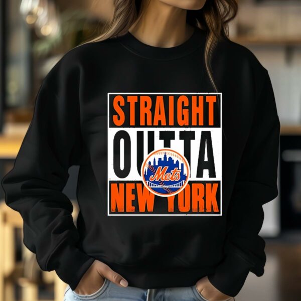 Straight Outta New York Mets Shirt 4 4