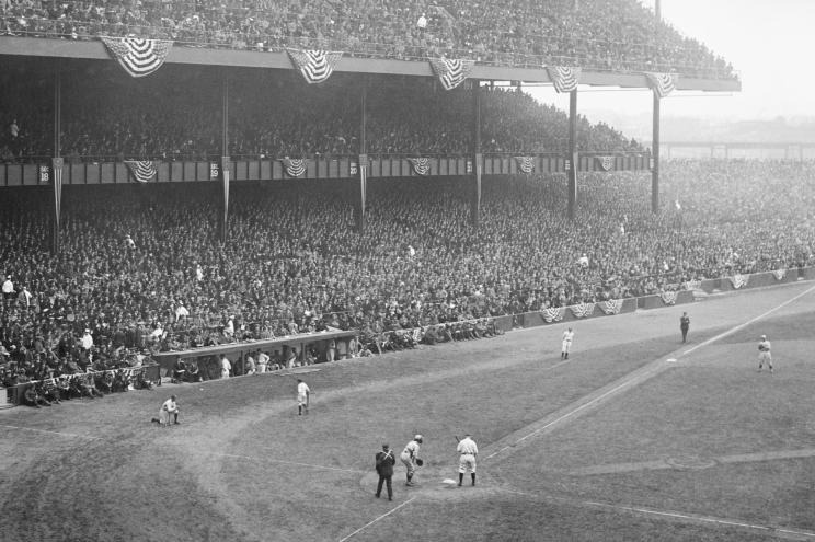 The First Game At Yankee Stadium 1923