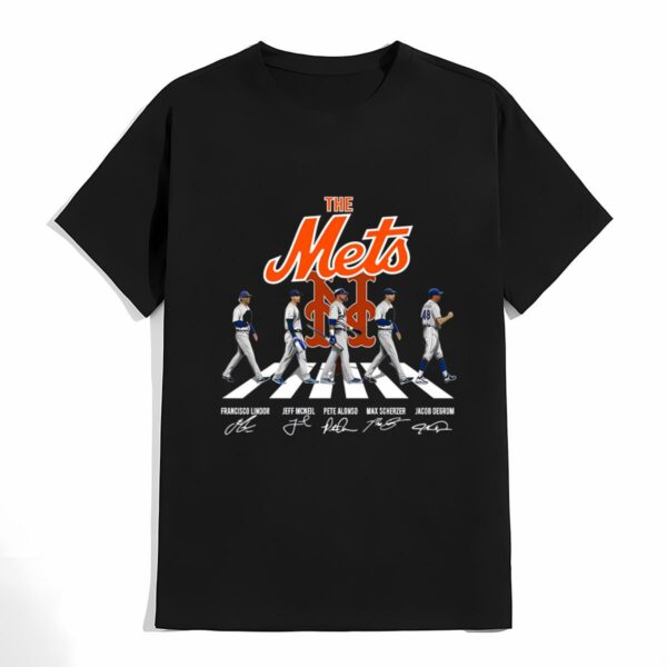 The New York Mets Abbey Road Signatures T shirt 3 don