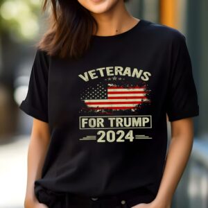 Veterans For Trump 2024 Veteran Day T Shirt 1 blackkkk shirt