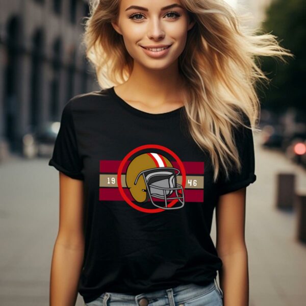 Vintage 49ers Helmet Logo Shirt 2 124