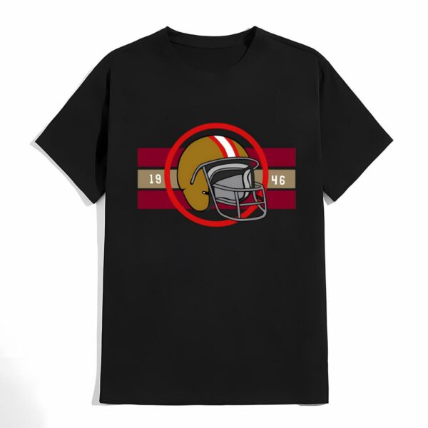 Vintage 49ers Helmet Logo Shirt 4 don