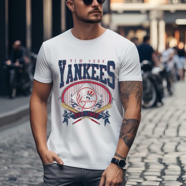 Vintage 90s New York Baseball Est 1903 Yankees Shirt 1 w1
