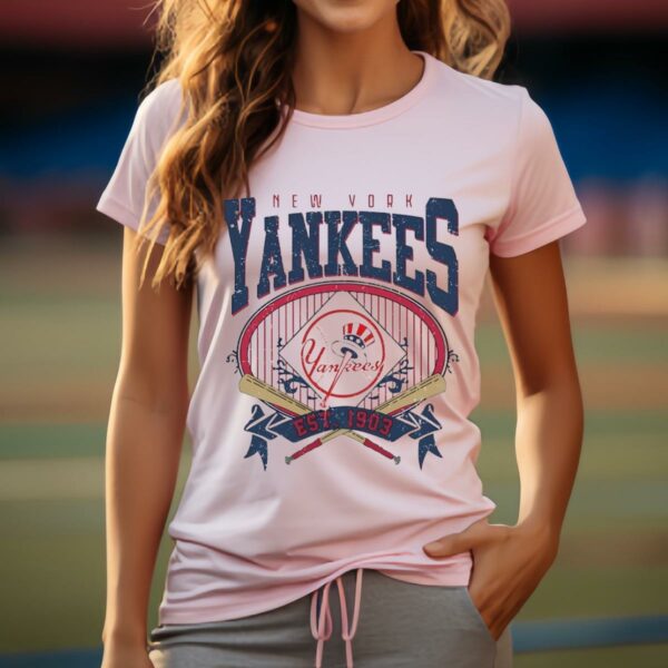 Vintage 90s New York Baseball Est 1903 Yankees Shirt 3 5