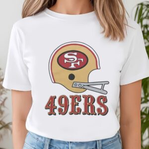 Vintage San Francisco 49ers Big Helmet Shirt 3 w1