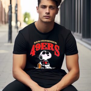Vintage Snoopy Football San Francisco 49ers Shirt 1 1