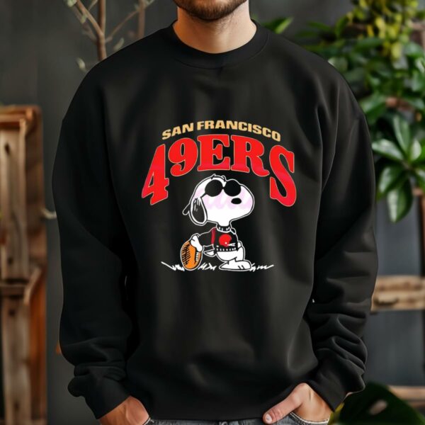 Vintage Snoopy Football San Francisco 49ers Shirt 3 13