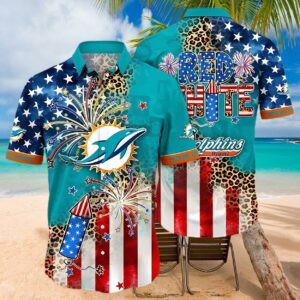 4th Of July Independence Day NFL Miami Dolphins Hawaiian Shirt 1 hawaiian shirt