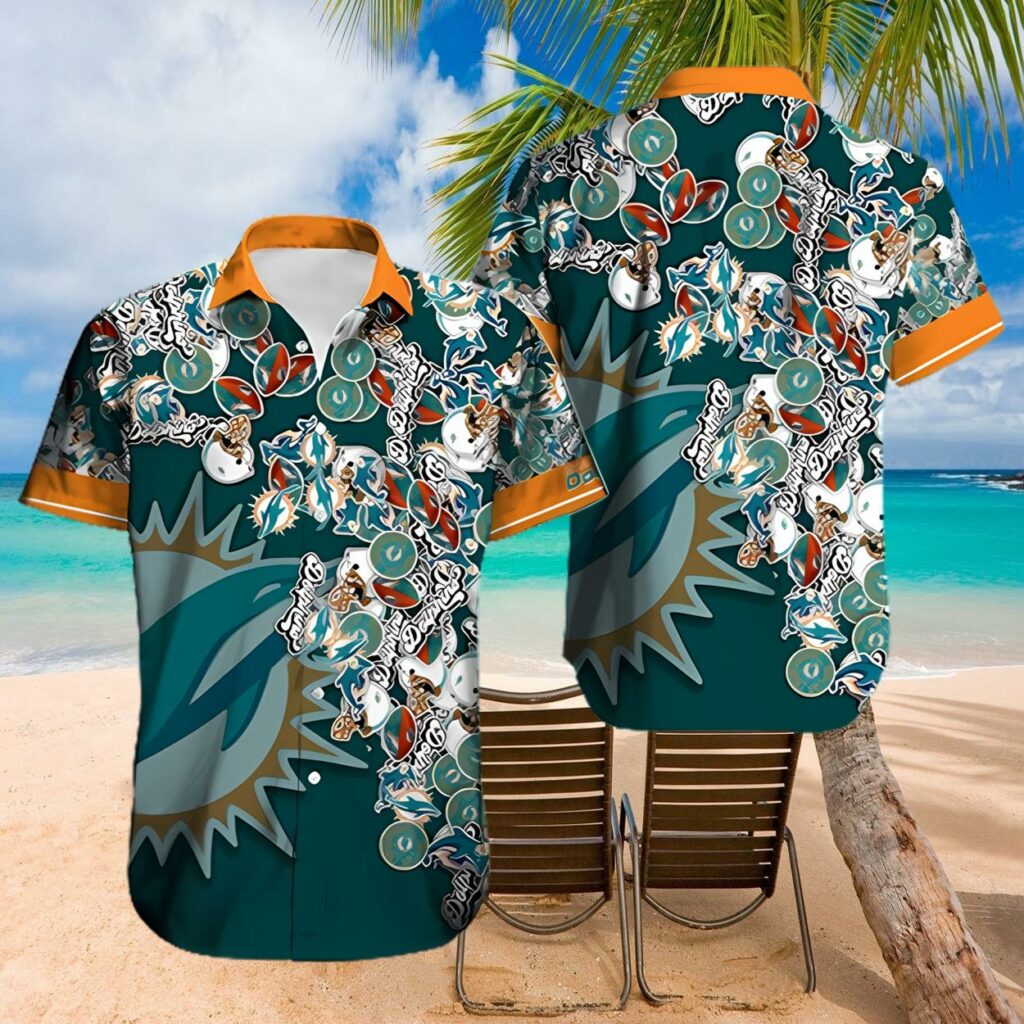 Aloha NFL Miami Dolphins Hawaiian Shirt 1 hawaiian shirt
