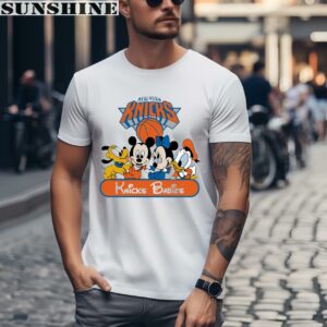 Baby Mickey And Friends New York Knicks Nba Basketball Shirt 1 men shirt