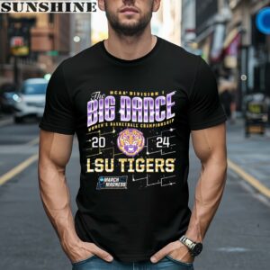 Big Dance LSU Tigers Womens Basketball Championship 2024 March Madness Shirt 1 men shirt