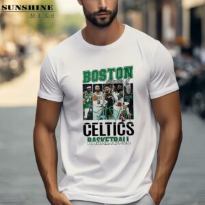 Boston Celtics 2024 Starting 5 Basketball T shirt 1 men shirt