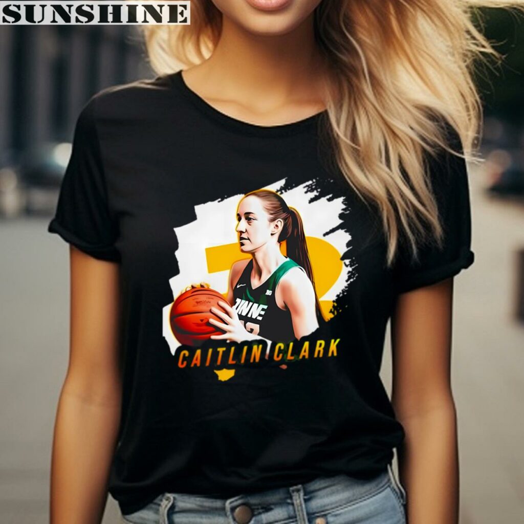 Caitlin Clark GOAT Iowa Hawkeyes NCAA Basketball Shirt 2 women shirt