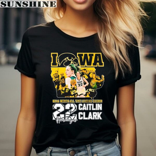 Caitlin Clark Iowa NCAA Women All Time Leading Scorer Shirt 2 women shirt