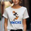 Cheerful Mickey Mouse NBA Basketball New York Knicks Shirt 2 women shirt