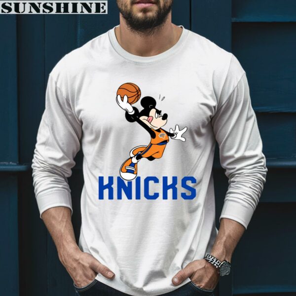 Cheerful Mickey Mouse NBA Basketball New York Knicks Shirt 5 mockup