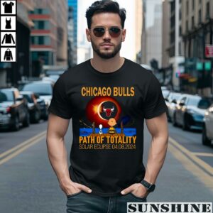 Chicago Bulls Path Of Totality Solar Eclipse 2024 Shirt 1 men shirt