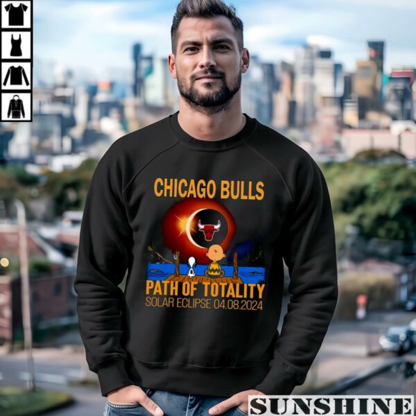 Chicago Bulls Path Of Totality Solar Eclipse 2024 Shirt 3 sweatshirt