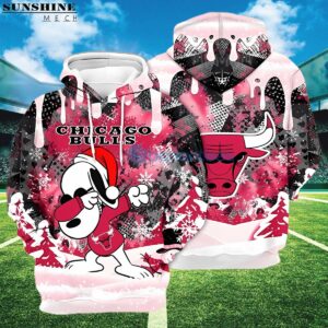 Chicago Bulls Snoopy Dabbing The Peanuts Sports Football Gift 3D Hoodie 1 3D hoodie