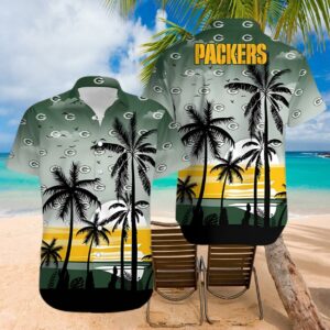 Coconut Tree Green Bay Packers Hawaiian Shirt 1 hawaiian shirt