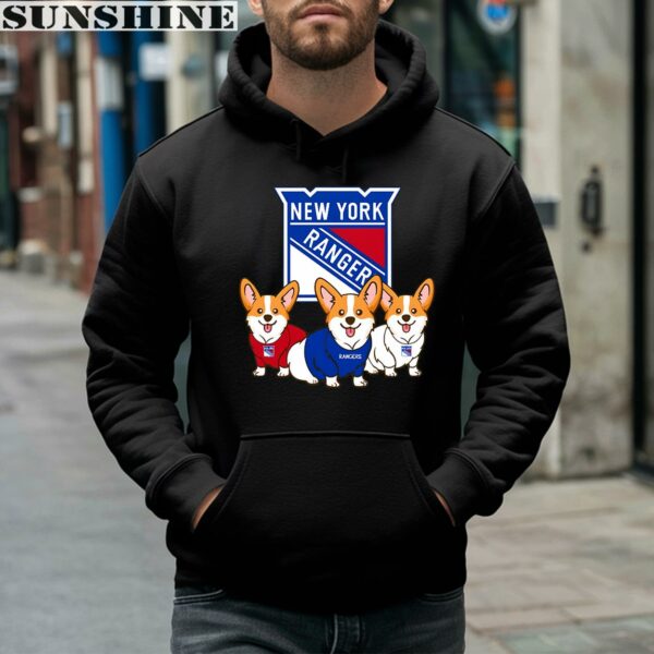 Corgi New York Rangers Shirt NHL Gift 4 hoodie