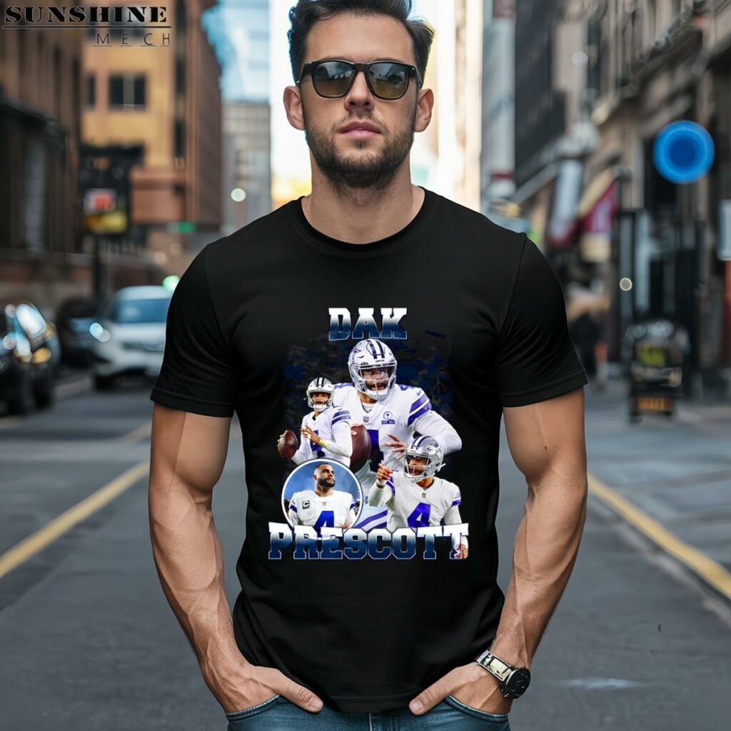 Dak Prescott Dallas Cowboys T-shirt Football Bootleg Gift - mechsunshine