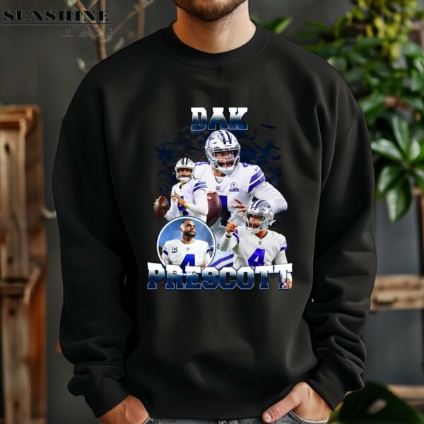 Dak Prescott Dallas Cowboys T shirt Football Bootleg Gift 3 sweatshirt