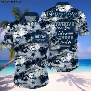 Dallas Cowboys Cool Grandpa Hawaiian Shirt 1 hawaiian