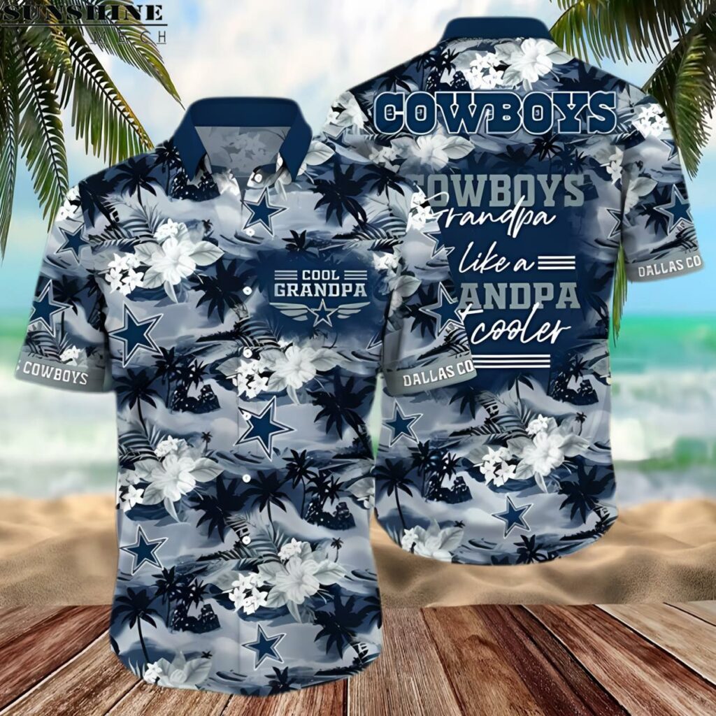 Dallas Cowboys Cool Grandpa Hawaiian Shirt 2 hawaiian shirt 2