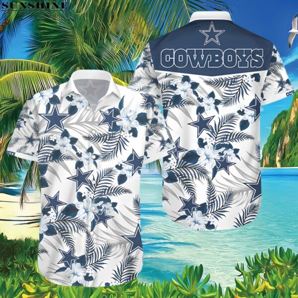 Dallas Cowboys Hibiscus Hawaiian Shirt 3 Hawaiian Shirt