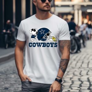Dallas Cowboys Snoopy And Woodstock Helmet T shirt 1 men shirt