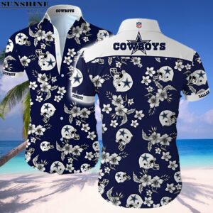 Dallas Cowboys Tropical Floral Hawaiian Shirt 1 hawaiian