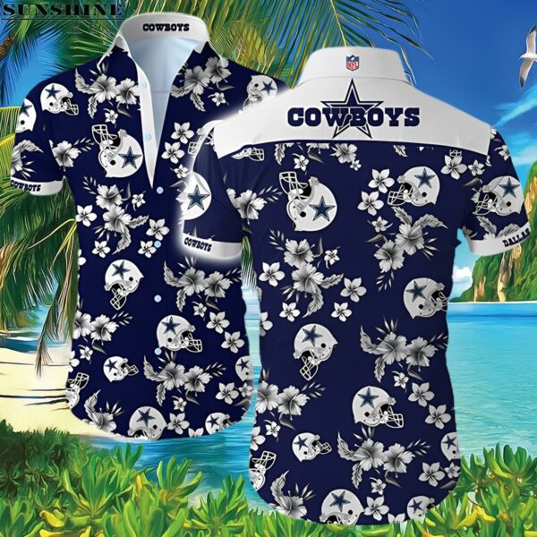 Dallas Cowboys Tropical Floral Hawaiian Shirt 3 Hawaiian Shirt
