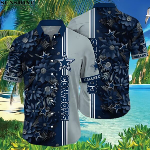 Dallas Cowboys Tropical Floral Sunsets Aloha Hawaiian Shirt 3 Hawaiian Shirt