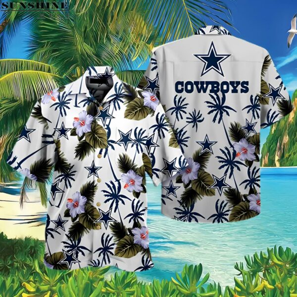 Dallas Cowboys Tropical Flower Hawaiian Shirt Beach Short 3 Hawaiian Shirt