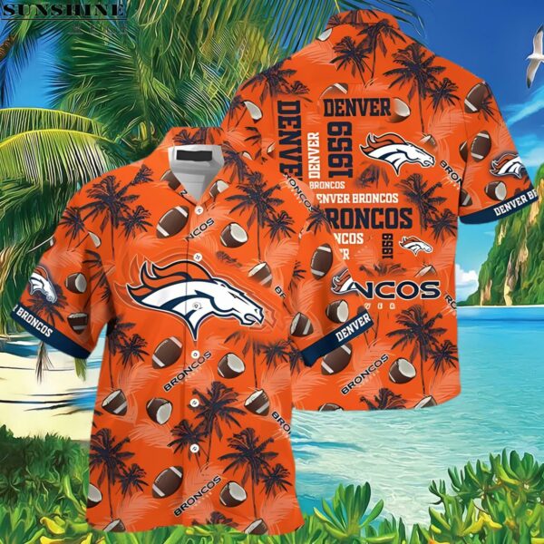 Denver Broncos Aloha Hawaiian Shirt Summer Vacation 3 Hawaiian Shirt