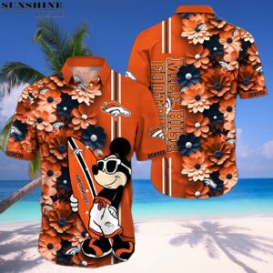 Denver Broncos Mickey Love Surfing Hawaiian Shirt Summer Gift 1 hawaiian