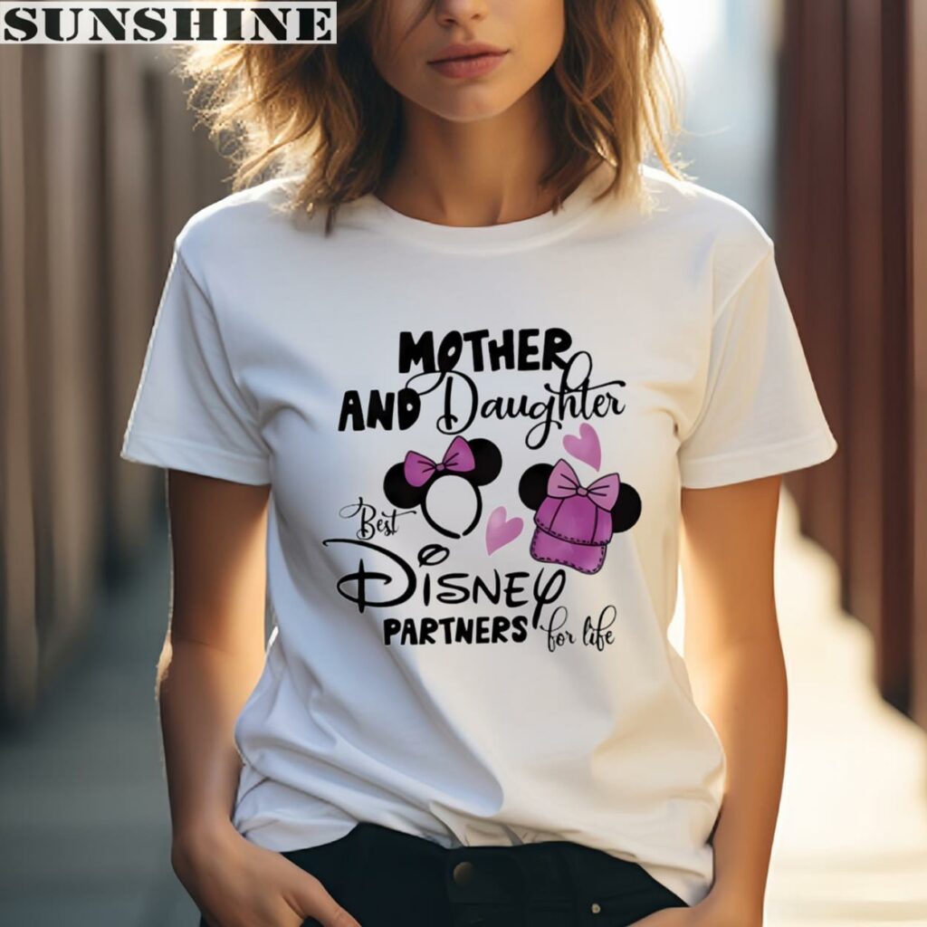 Disney Mother And Daughter Shirt Best Disney Trip Partner Shirt Disney Mothers Day Shirt 1 white shirt