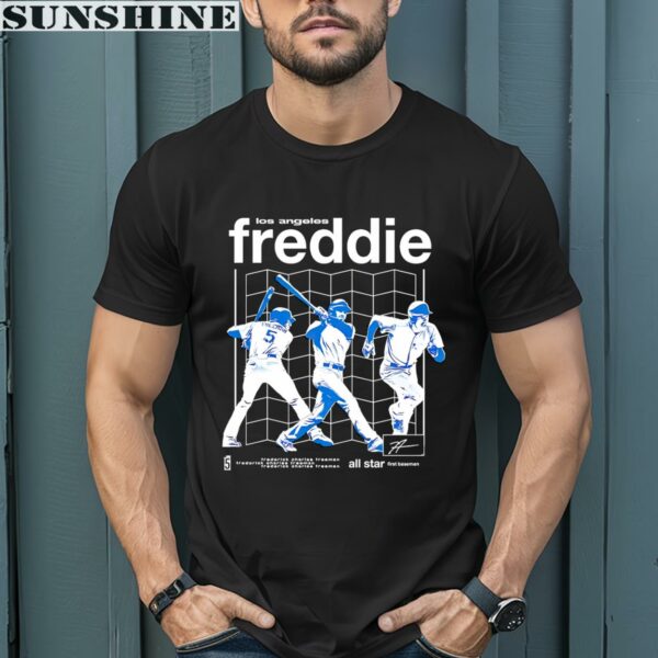 Freddie Freeman Schematics Los Angeles Dodgers Shirt 1 men shirt