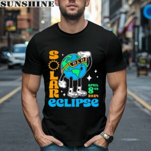 Funny Earth Looking Solar Eclipse April 8th 2024 Shirt
