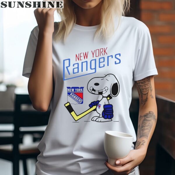 Funny Snoopy New York Rangers Shirt 2 women shirt