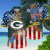 Green Bay Packers NFL 4th Of July Independence Day Hawaiian Shirt 2 hawaiian shirt