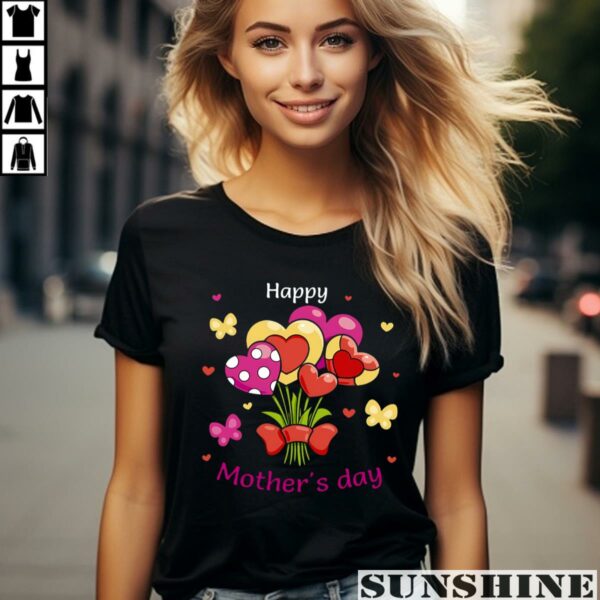 Happy Mothers Day A Colorful Bouquet Of Hearts Shirt 2 women shirt