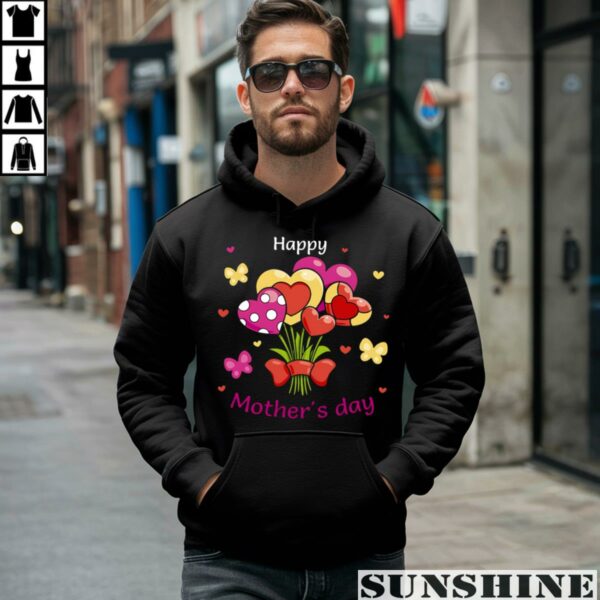 Happy Mothers Day A Colorful Bouquet Of Hearts Shirt 4 hoodie