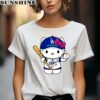 Hello Kitty Los Angeles Dodgers MLB Shirt 2 women shirt
