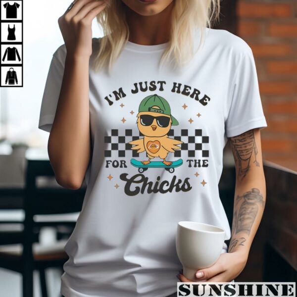 Im Just Here For The Chicks Los Angeles Lakers Shirt 2 women shirt